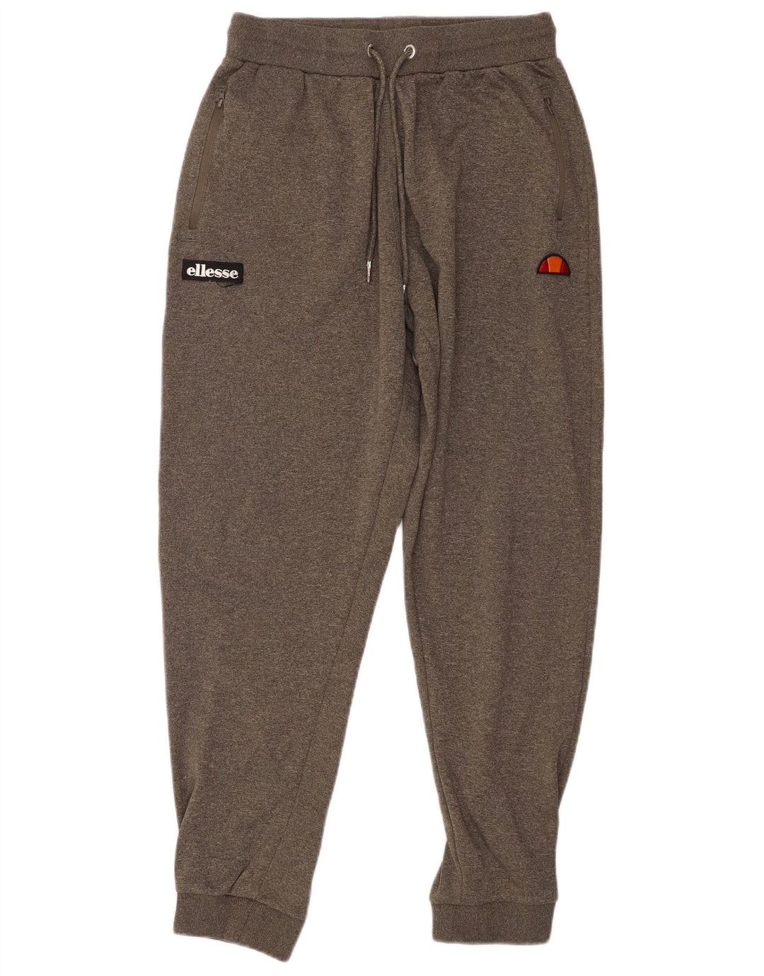 ELLESSE Mens Tracksuit Trousers Joggers Large  Grey Flecked Polyester