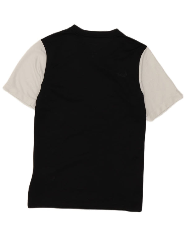 T-shirt Nike Bambina Dri Fit Top 12-13 anni Large Nera Colorblock