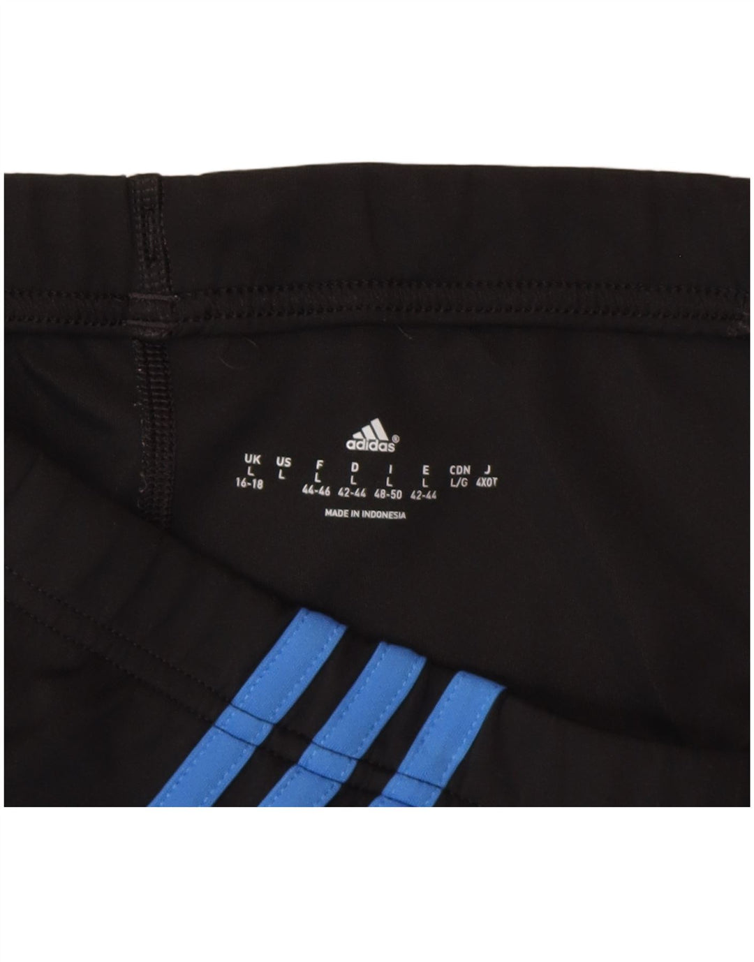 Adidas Dame Capri Leggings UK 16/18 Large Black Polyester
