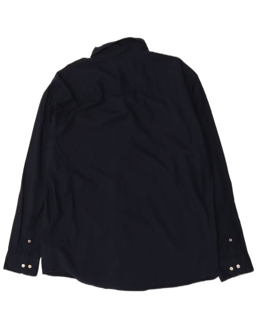 Jack & Jones Mens Shirt 2XL Navy Blue Cotton