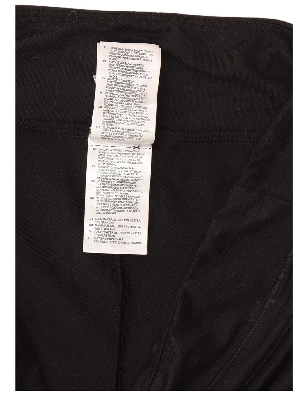 Adidas Womens Climalite Capri Leggings UK 12/14 Medium Black Polyester