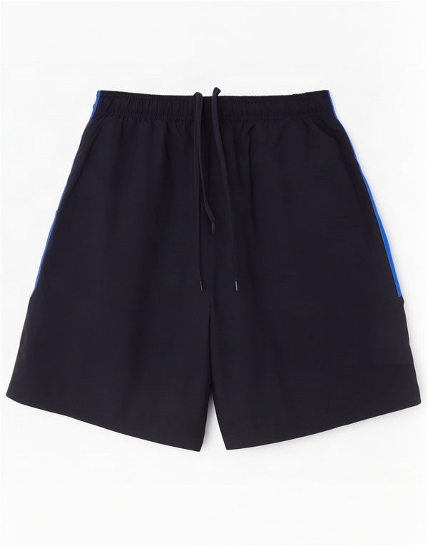 Pantaloncini sportivi da uomo Adidas medi in poliestere blu navy