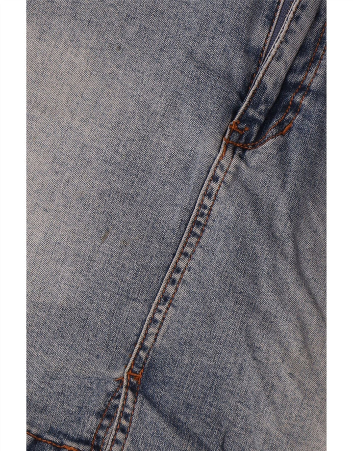 Billabong Damen Jeansrock W30 mittelblaue Baumwolle