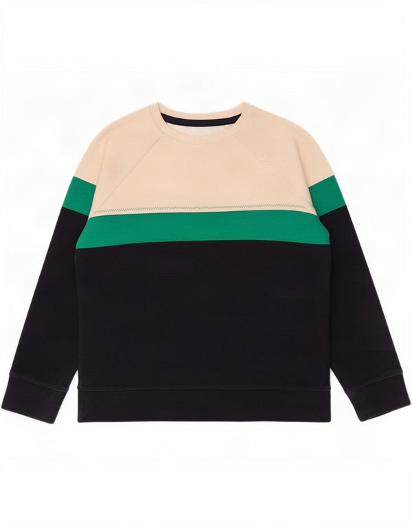 Γυναικείο γραφικό φούτερ Fat Face Jumper UK 8 Small Navy Blue Colourblock