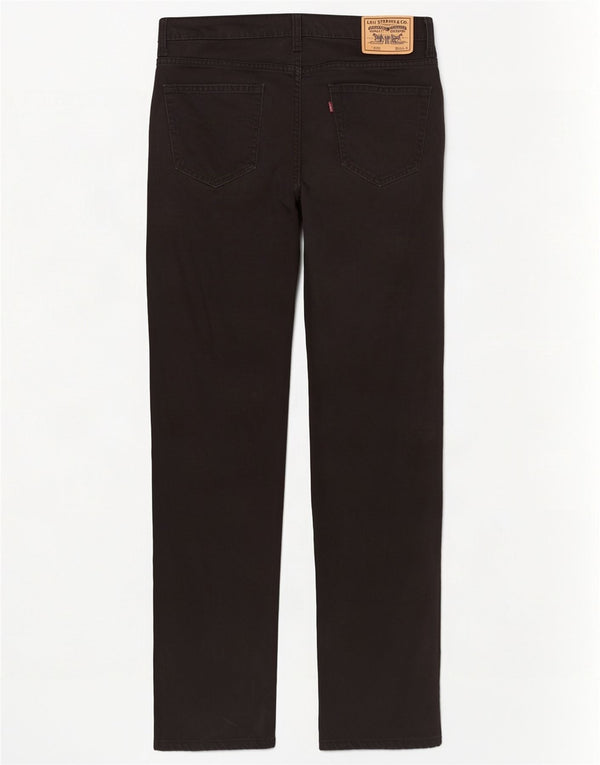 Мужские прямые джинсы Levi's 752 W34 L34, черный хлопок