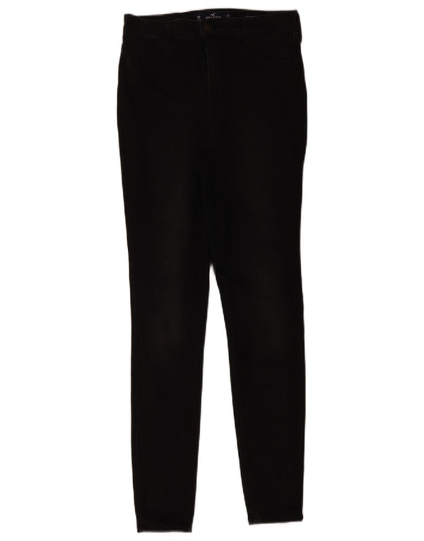 Hollister Womens High Waist Skinny Jeans US 5 Small W27 L28 Black Cotton