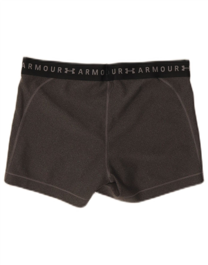 Under Armour Womens Graphic Sport Shorts UK 14 Medium Grey