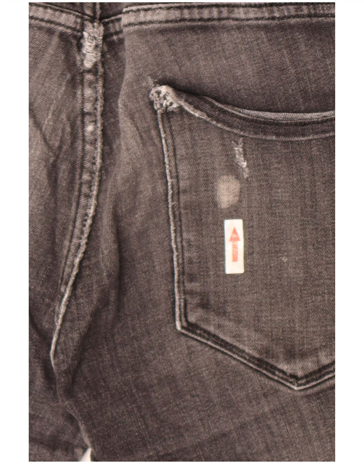 Męskie spodenki jeansowe Jack & Jones w trudnej sytuacji, małe W30, szare, bawełniane