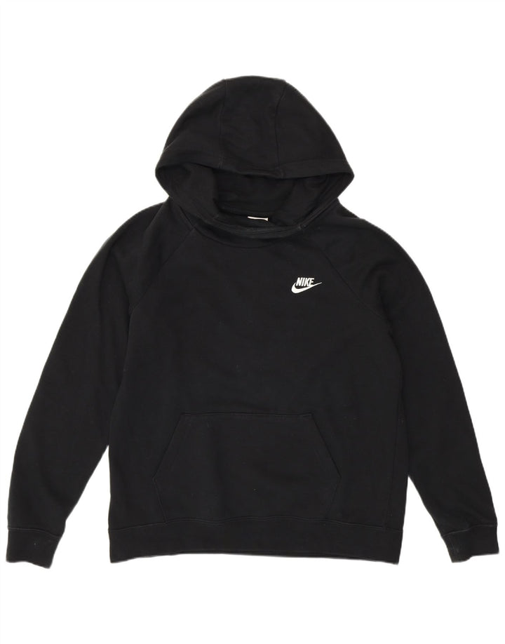 NIKE hættetrøje til kvinder UK 14 Medium Sort