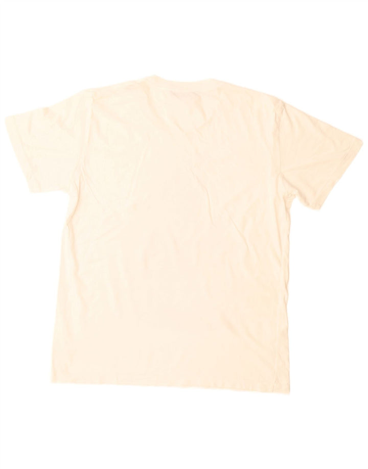 Trussardi Jeans Mens Graphic T-Shirt Top Large White