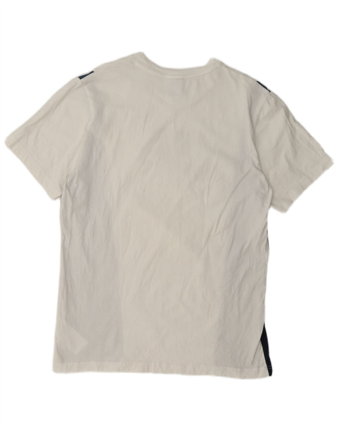 Nike Mens Graphic T-Shirt Top Large White Colourblock Cotton