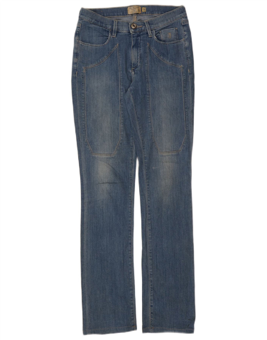 Jeckerson Dame Bootcut Jeans W26 L31 Blå Bomuld