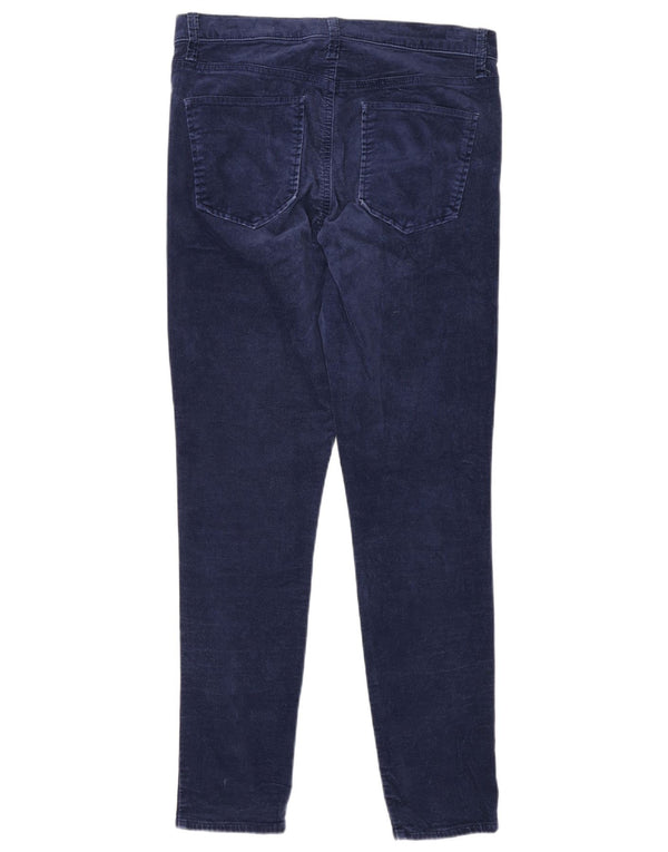 Calça feminina casual skinny Gap W30 L28 algodão azul marinho