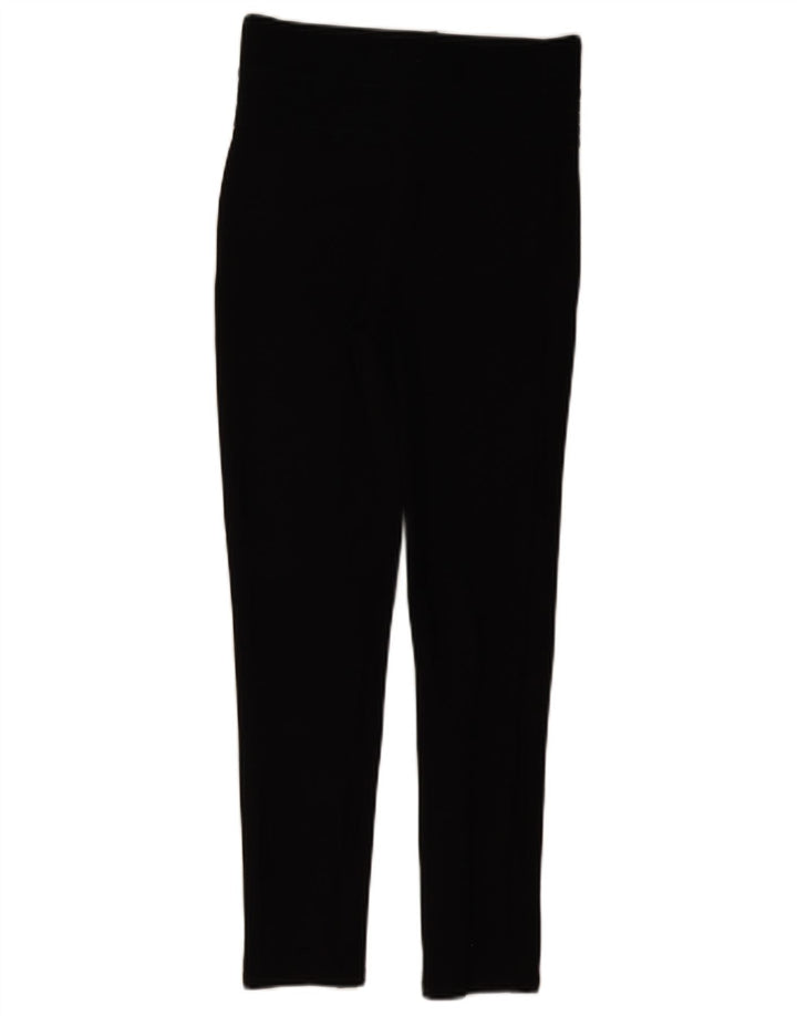 Zara Mujer Leggings Cintura Alta Poliéster Negro Mediano