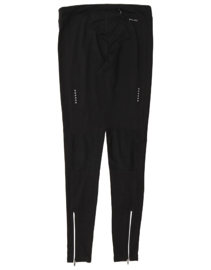 Nike Dame Dri Fit Leggings UK 10 Small Black