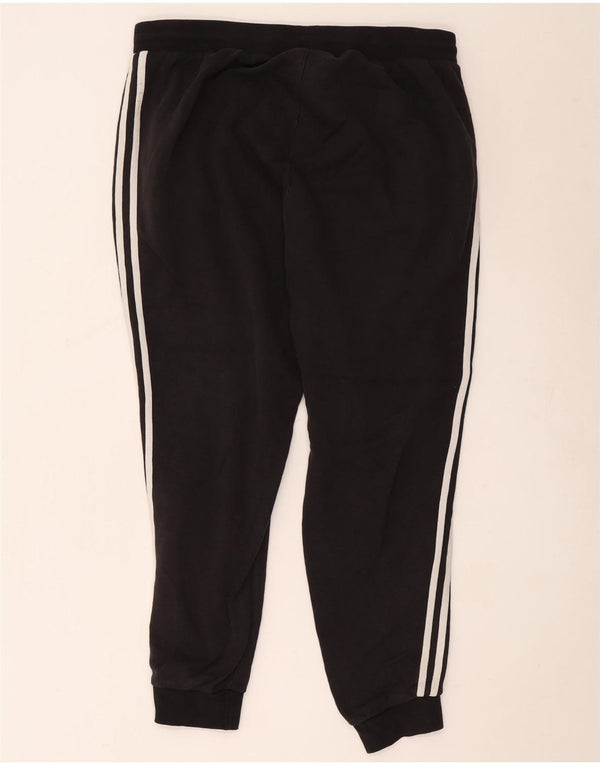 Adidas Dame træningsdragt Bukser Joggers UK 18 XL Sort Bomuld