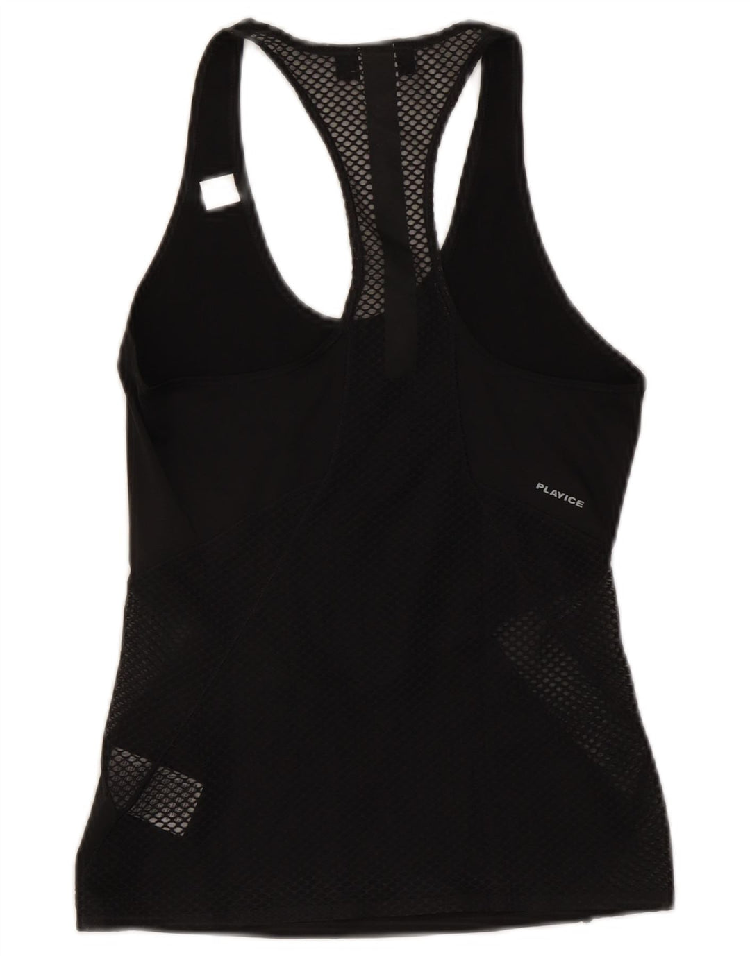 REEBOK Womens Vest Top UK 4 XS Black Polyester
