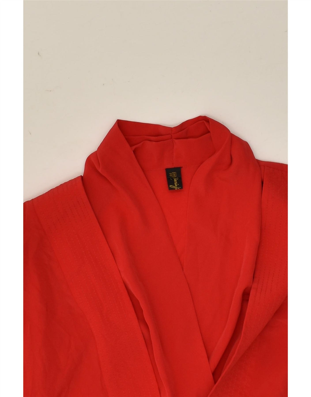 MARIO PUCCI CECCONI Womens Long Sleeve Blouse Top IT 44 Medium Red | Vintage Mario Pucci Cecconi | Thrift | Second-Hand Mario Pucci Cecconi | Used Clothing | Messina Hembry 