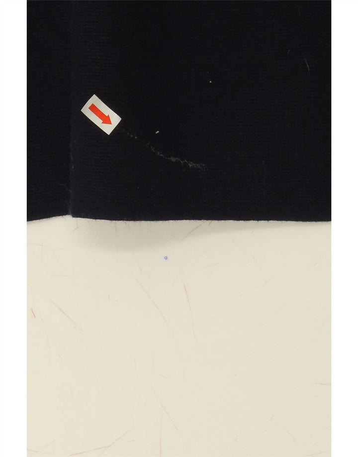 J. CREW Womens Cardigan Sweater UK 14 Medium Navy Blue Cotton Vintage J. Crew and Second-Hand J. Crew from Messina Hembry 