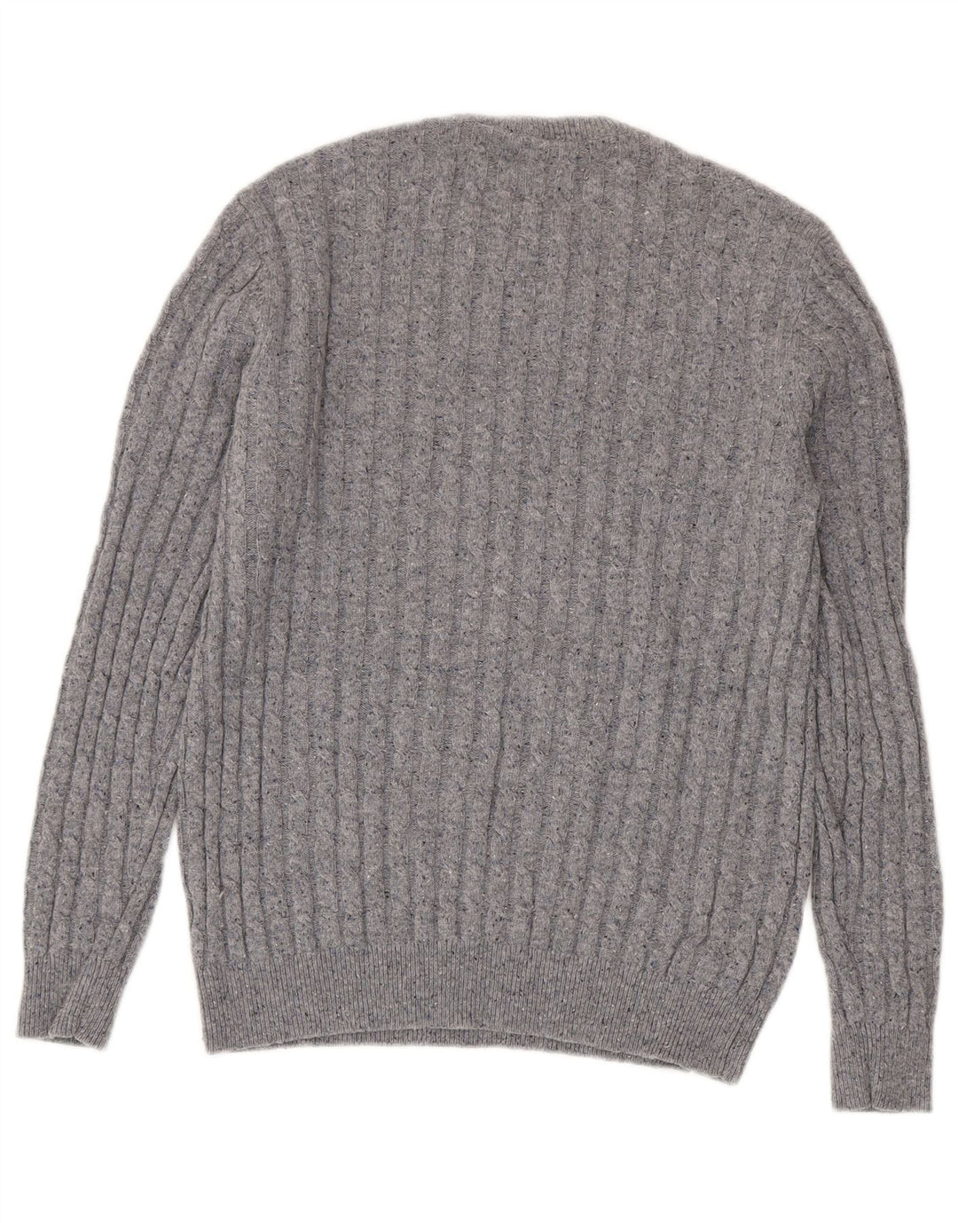 Jack Wills Pull à col rond pour homme en laine grise