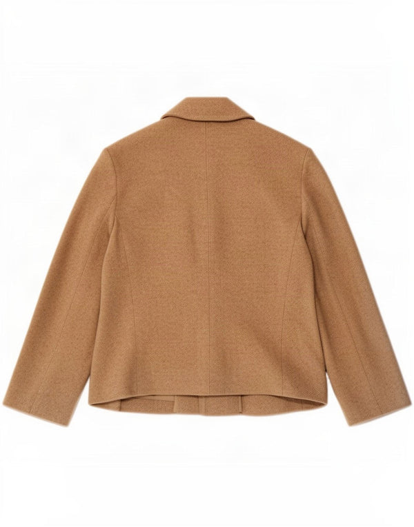 Giacca blazer da donna a 2 bottoni Cerruti EU 36 Small Beige Camelhair