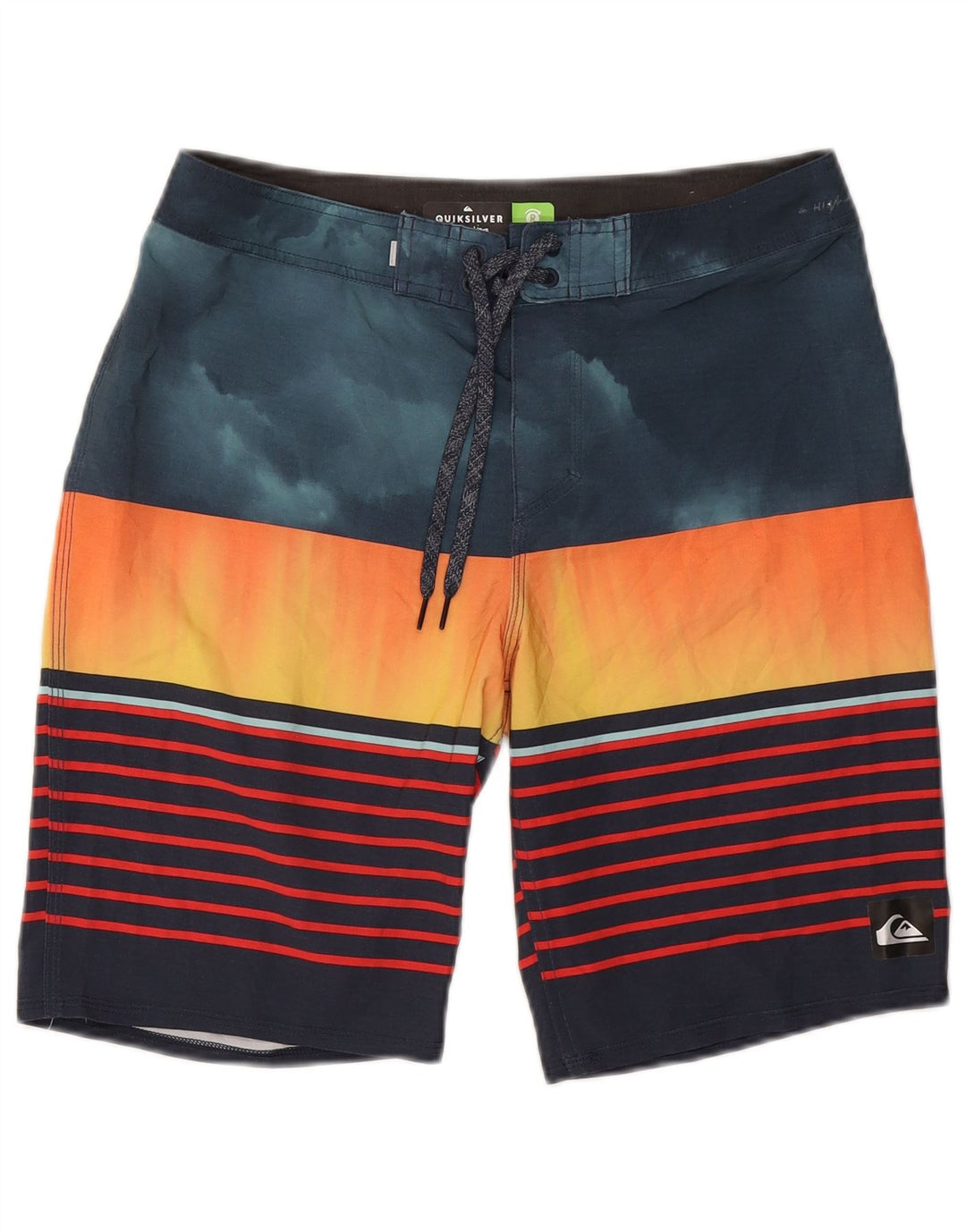 Quiksilver Badeshorts til mænd Medium flerfarvet stribet polyester
