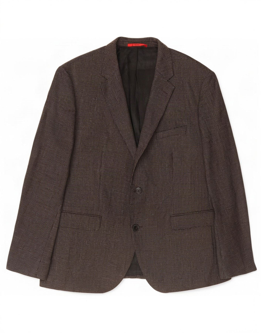 Hugo Boss Chaqueta Blazer de 2 Botones para Hombre US 44 2XL Lana Manchada marrón