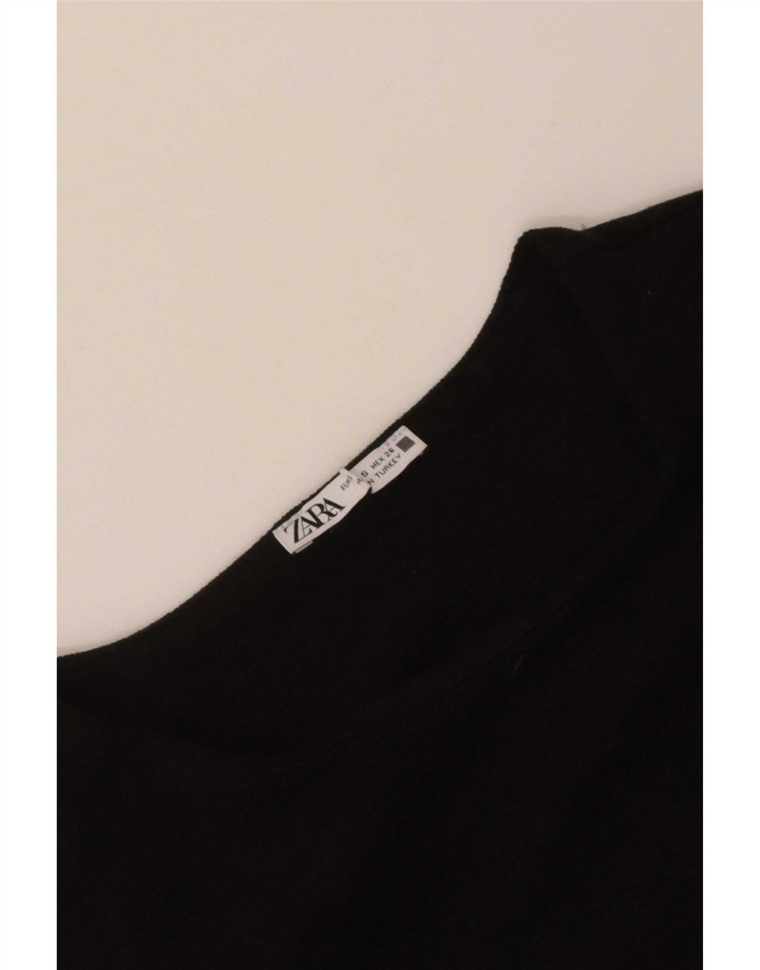 Zara Damen Weste Top UK 10 Small Schwarz