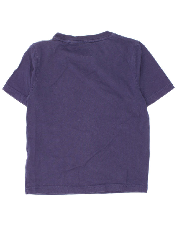Top Timberland Meninos Graphic T-Shirt 4-5 Anos Azul Marinho Algodão