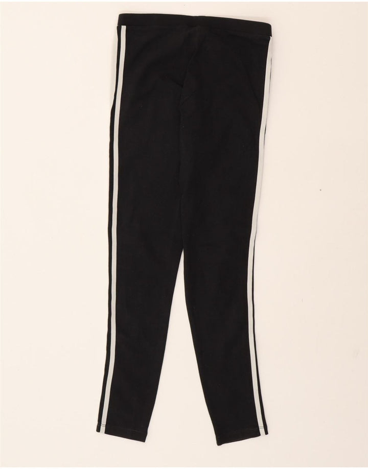 ADIDAS Womens Leggings UK 8 Small Black Cotton Vintage Adidas and Second-Hand Adidas from Messina Hembry 