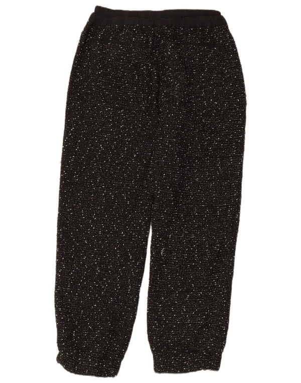 Zara Dame joggers Casual Bukser Small W26 L26 Sort Flecked