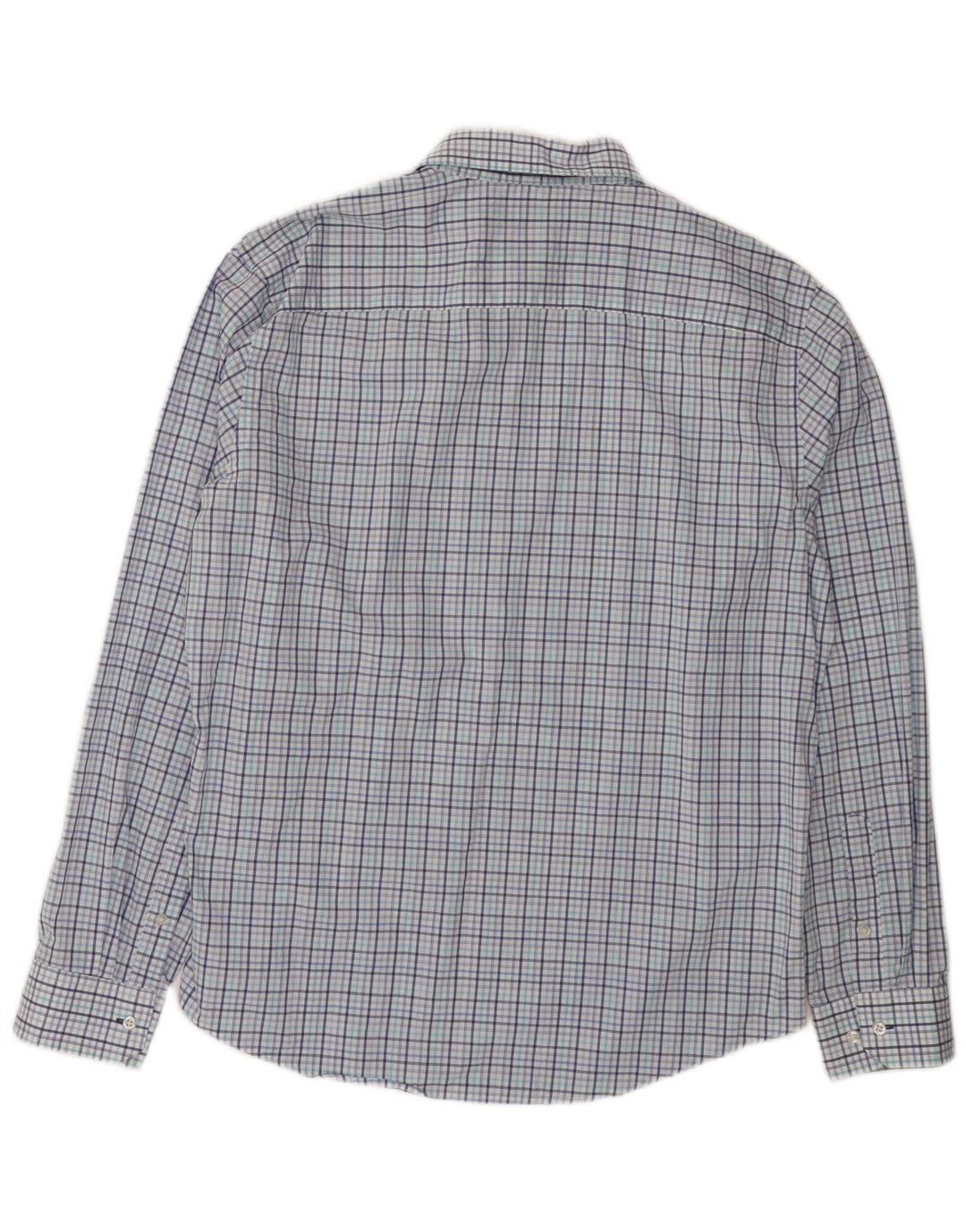 Izod Chemise Homme Taille 16 1/2 Grand Coton à Carreaux Bleu