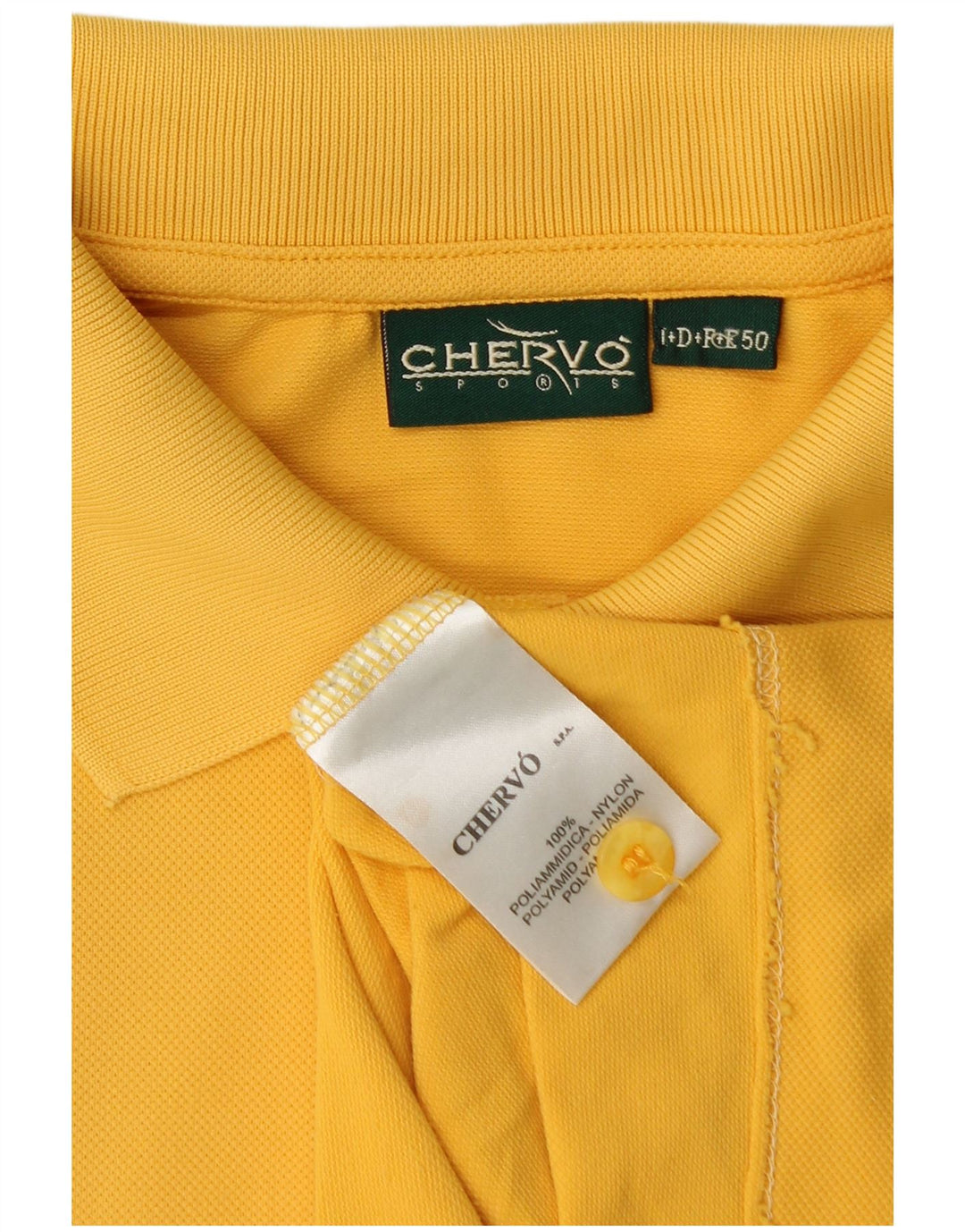 Chervo Polo IT 50 Homme Jaune Moyen Polyamide