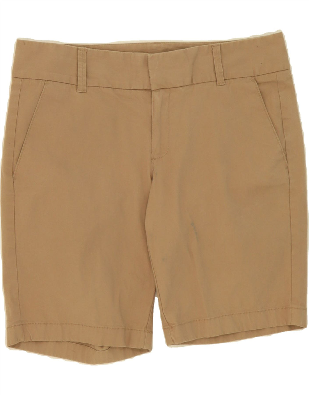 J. CREW Womens Stretch Chino Shorts US 8 Medium W34  Brown Cotton Vintage J. Crew and Second-Hand J. Crew from Messina Hembry 