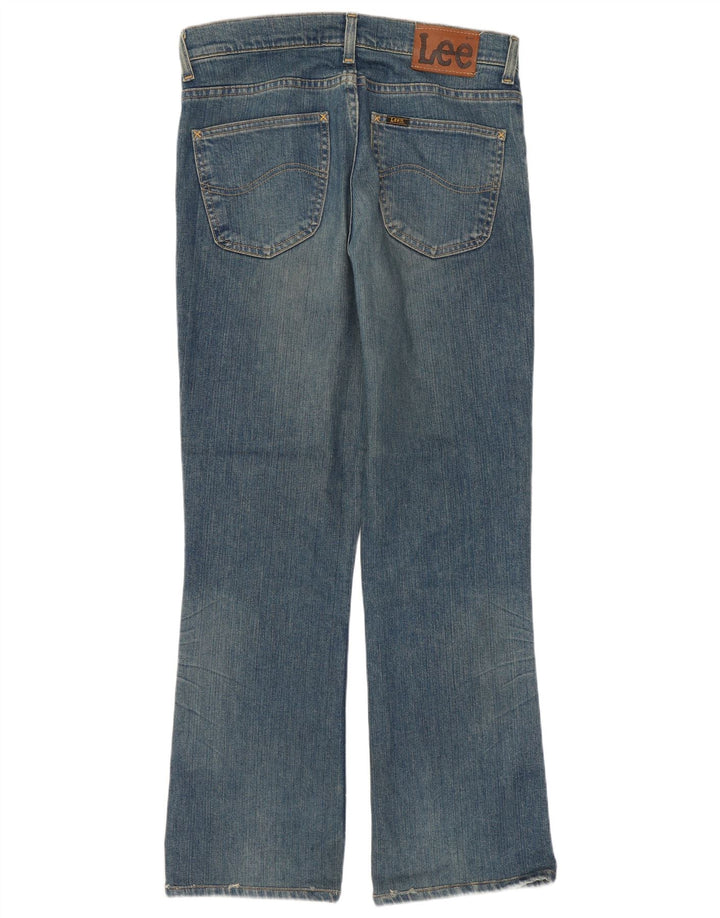 LEE Womens REED Bootcut Jeans W32 L28 Blue Cotton