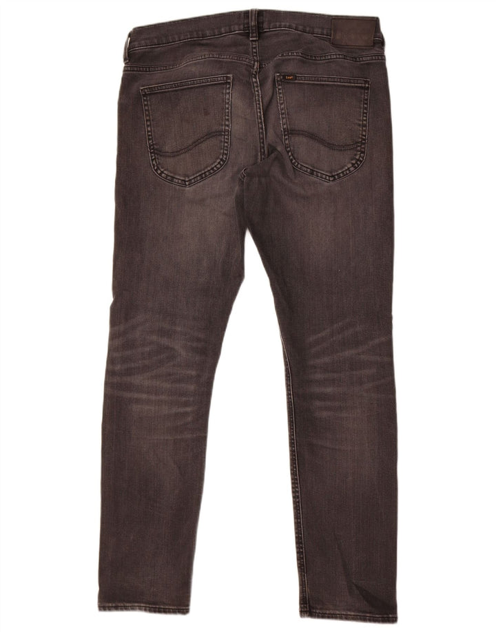 Lee Mens Luke Slim Jeans W32 L30 Grey Cotton