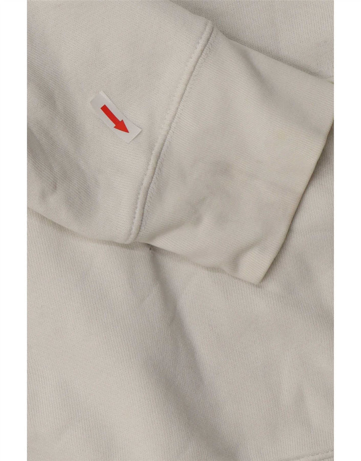Maglione con cappuccio grafico da uomo Levi's grande in cotone bianco