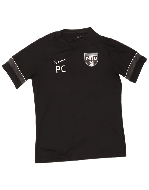 Nike Mens Dri Fit Graphic T-Shirt Top Large Black Colourblock