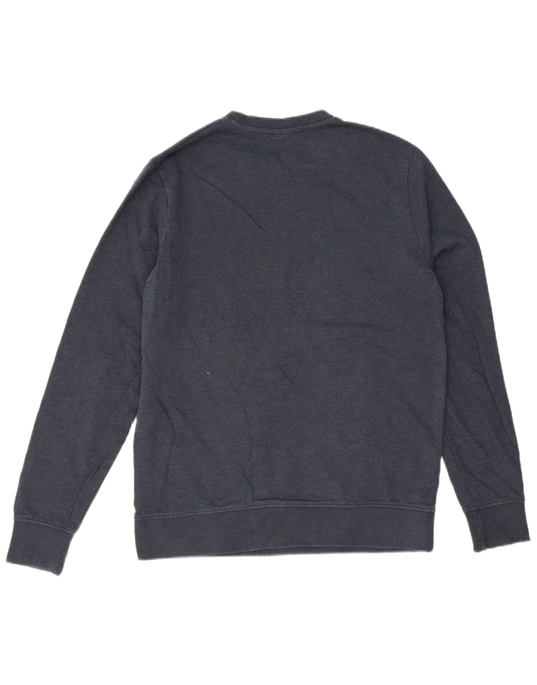 Jack & Jones Mens Graphic Sweatshirt Jumper Large Navy Blue Cotton