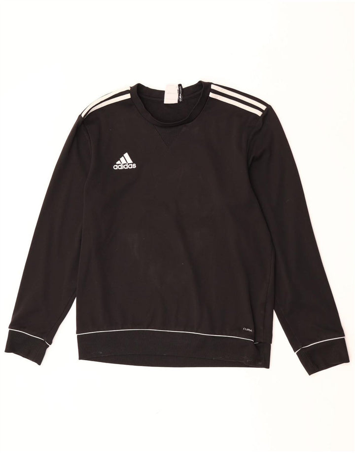 Adidas Herren Climalite Sweatshirt Pullover UK 40/42 Medium Schwarz Polyester