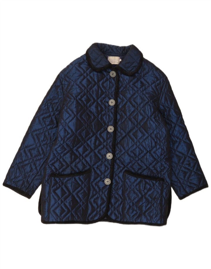 Giulia Galanti Γυναικείο καπιτονέ μπουφάν UK 12 Medium Navy Blue