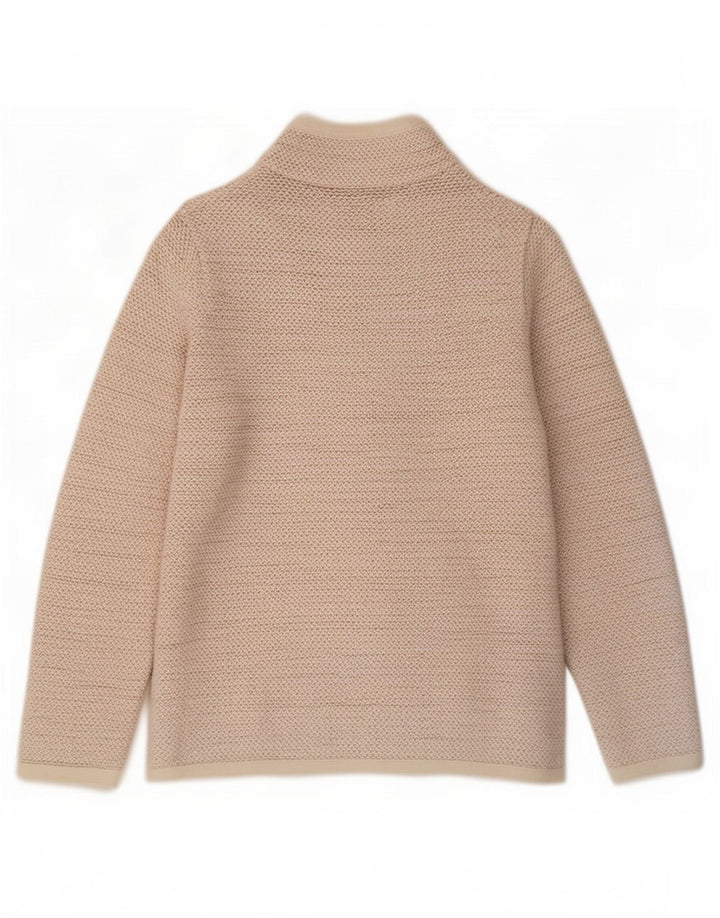 Giacca da tuta da donna Weird Fish UK 10 piccola in cotone beige