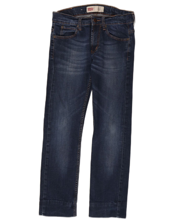 Levi's Boys 511 Slim Jeans 11-12 Years W28 L25 Navy Blue Cotton