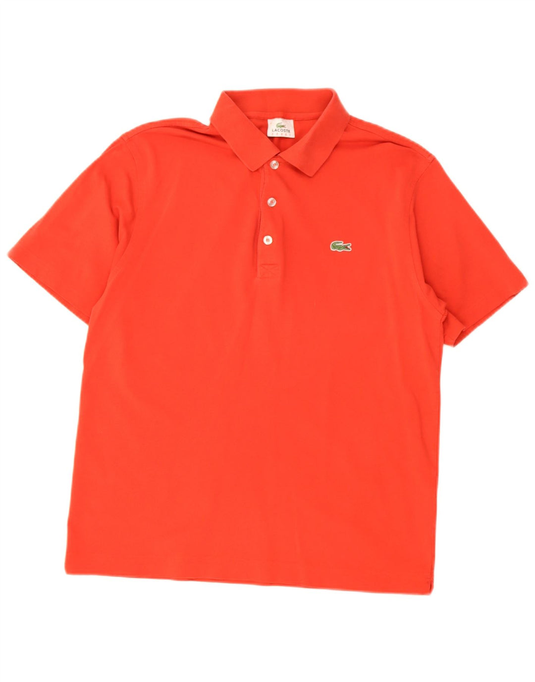 Lacoste herre poloskjorte str. 4 Medium rød bomuld