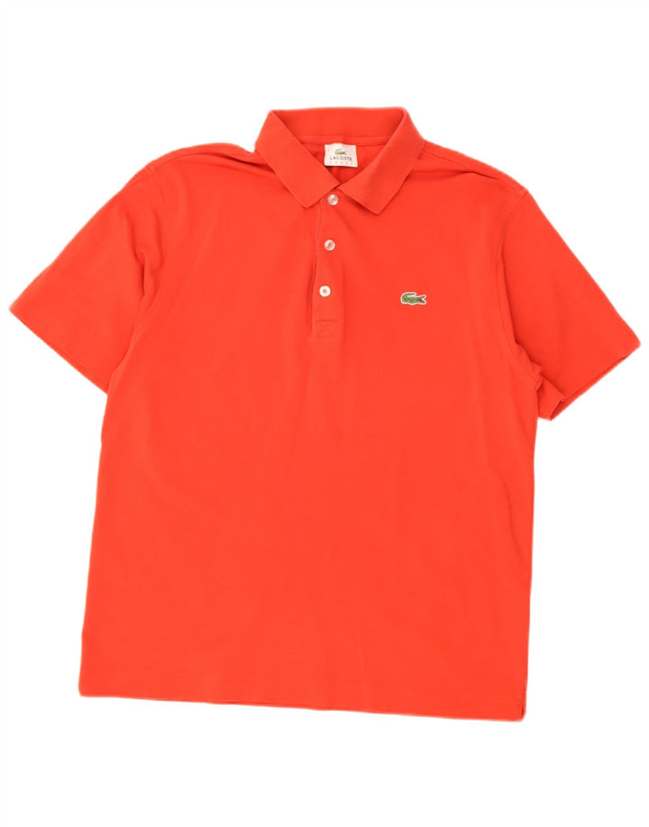 Lacoste herre poloskjorte str. 4 Medium rød bomuld