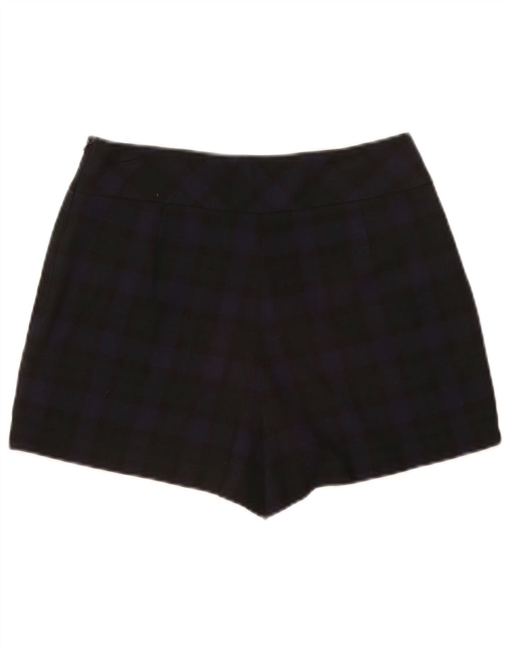 Oasis Womens Casual Shorts UK 10 Small W29 Multicolored Check