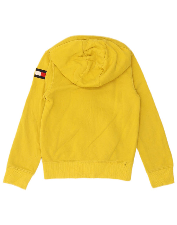 Tommy Hilfiger Pull à capuche zippé graphique pour garçon 6-7 ans Petit Jaune