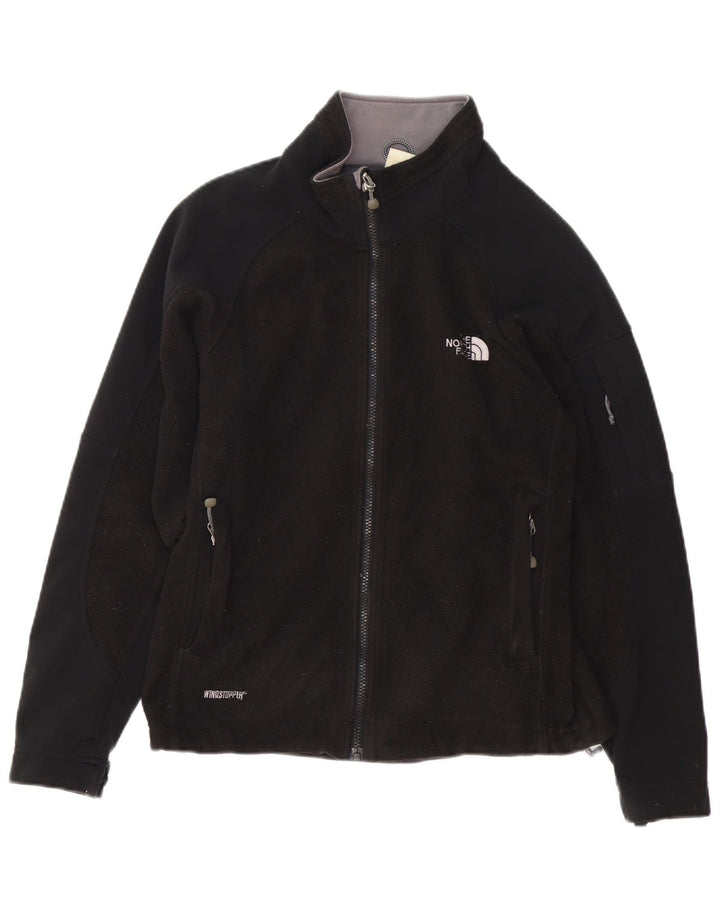 THE NORTH FACE Womens Fleece Jacket UK 14 Medium Black Polyester