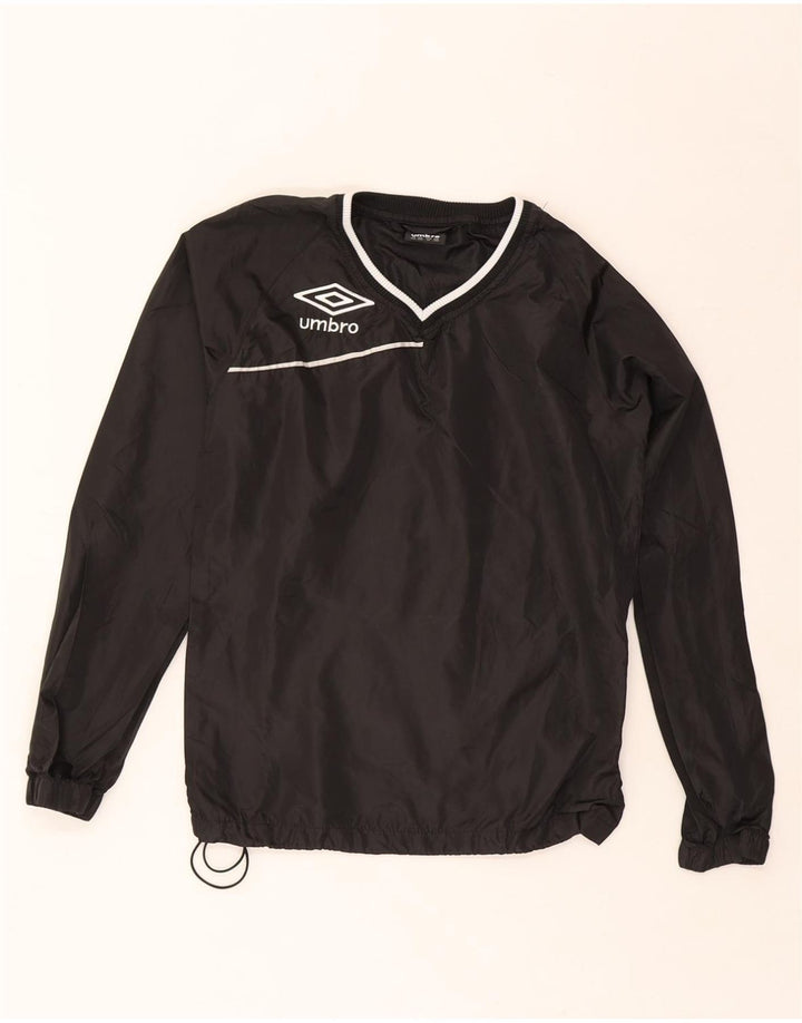 UMBRO Mens Pullover Tracksuit Top Jacket 2XS Black Vintage Umbro and Second-Hand Umbro from Messina Hembry 