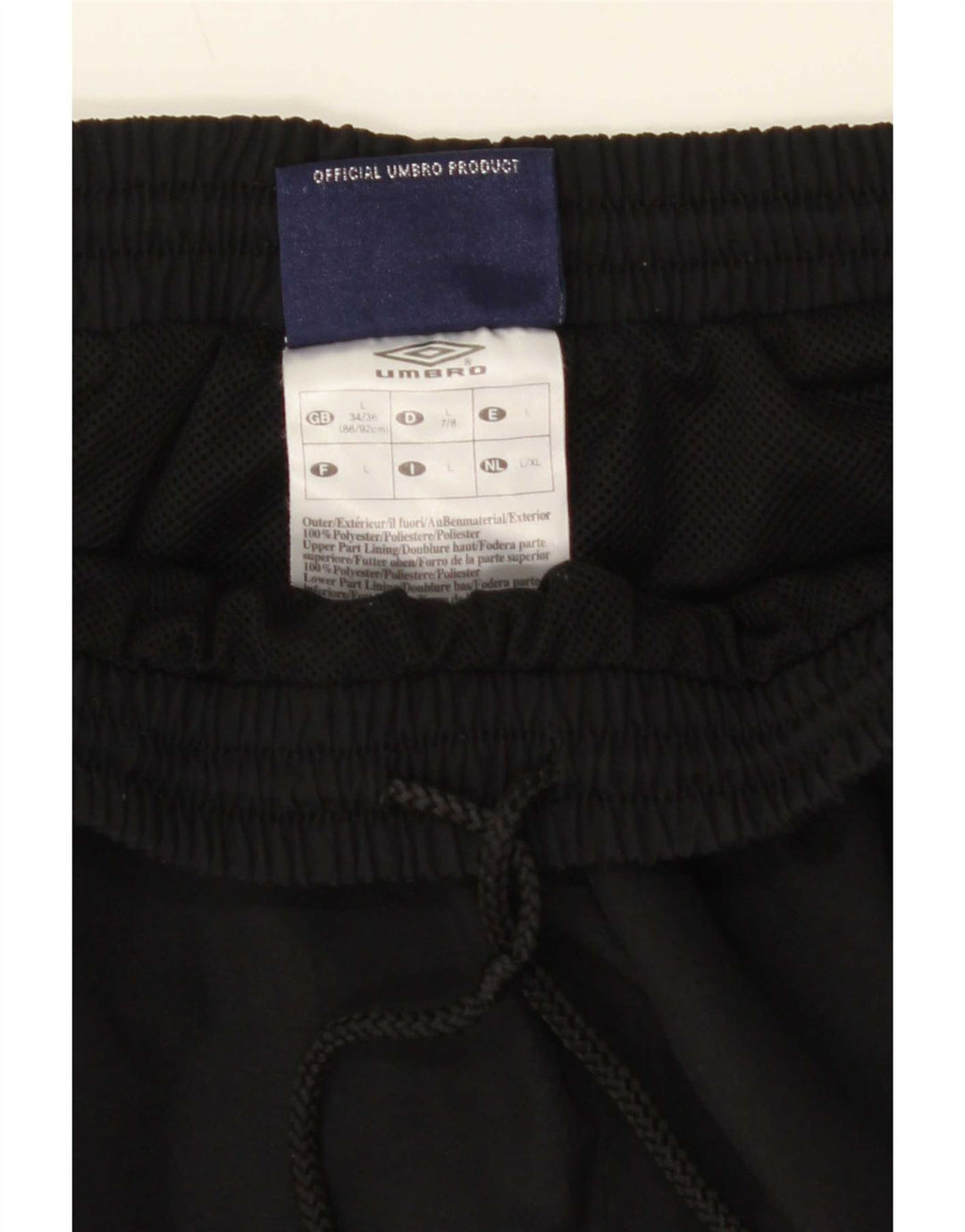 Umbro Herre træningsdragt Bukser Joggers Large Sort Polyester